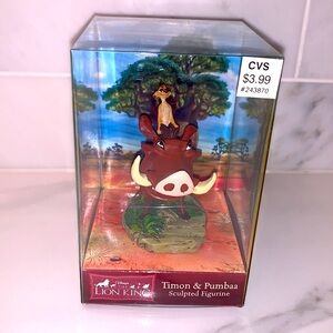 Vintage NIB Enesco Disney The Lion King Sculpture Timon & Pumba Figurine